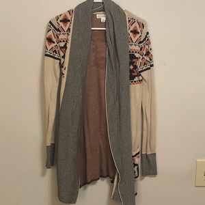 Aztec print sweater